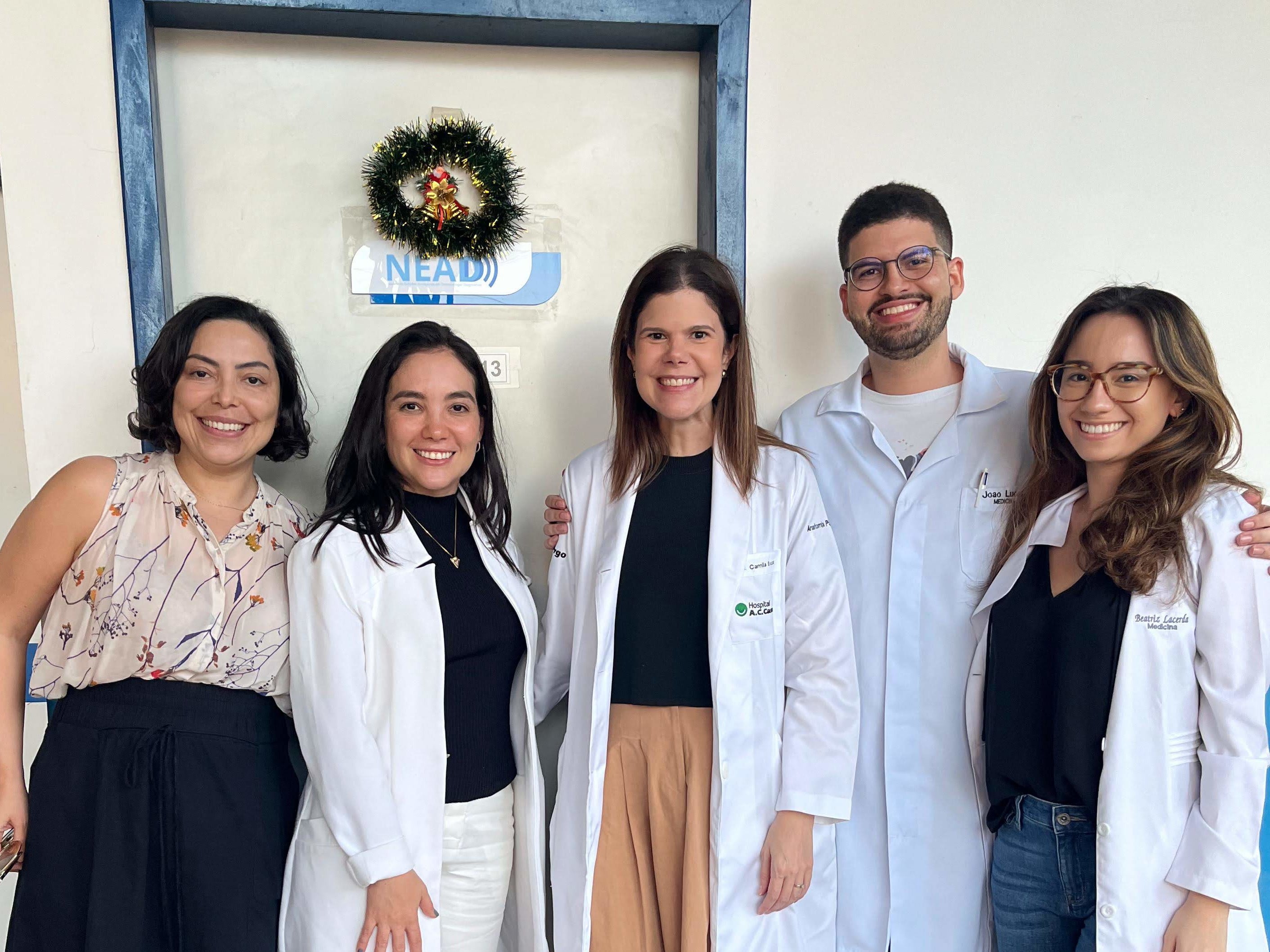 Equipe do NEADD após os atendimentos do ambulatório