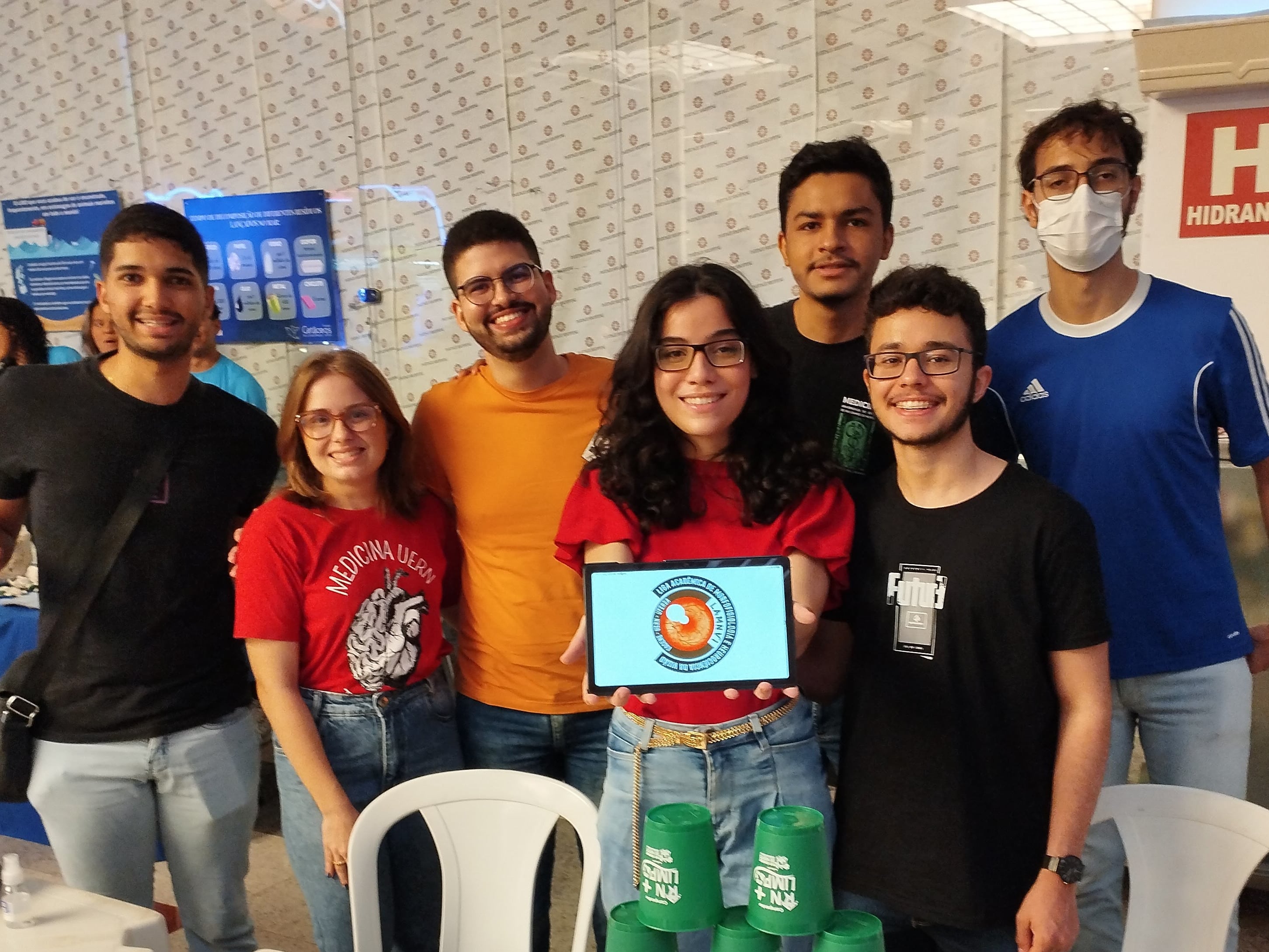 Equipe da LAMNVI e da LINORC no Partege no momento da ação