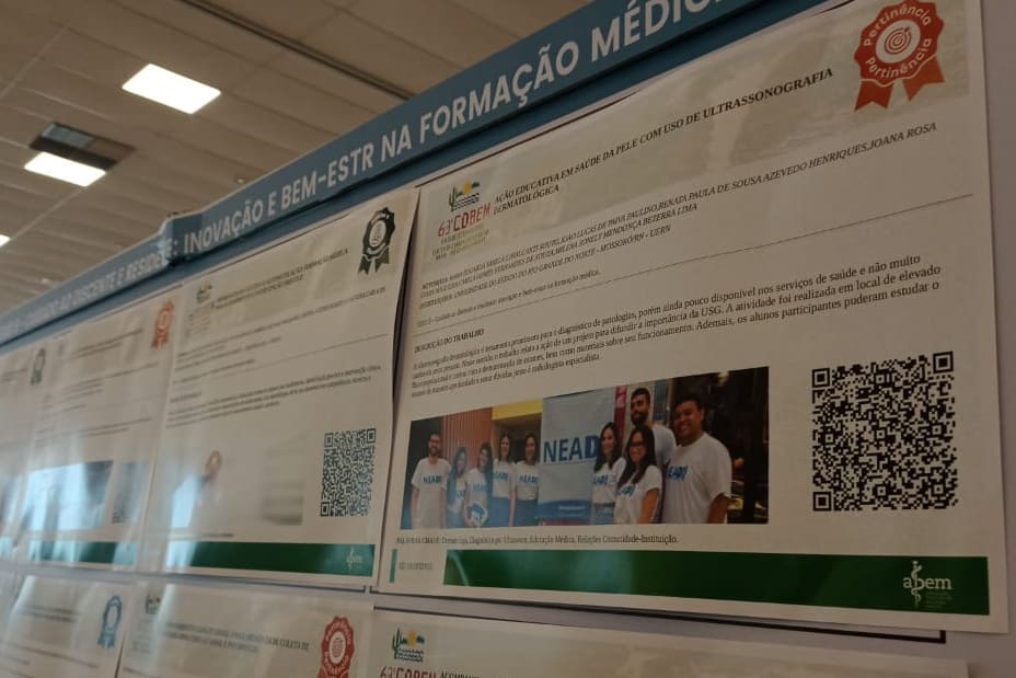 Um dos trabalhos expostos no evento